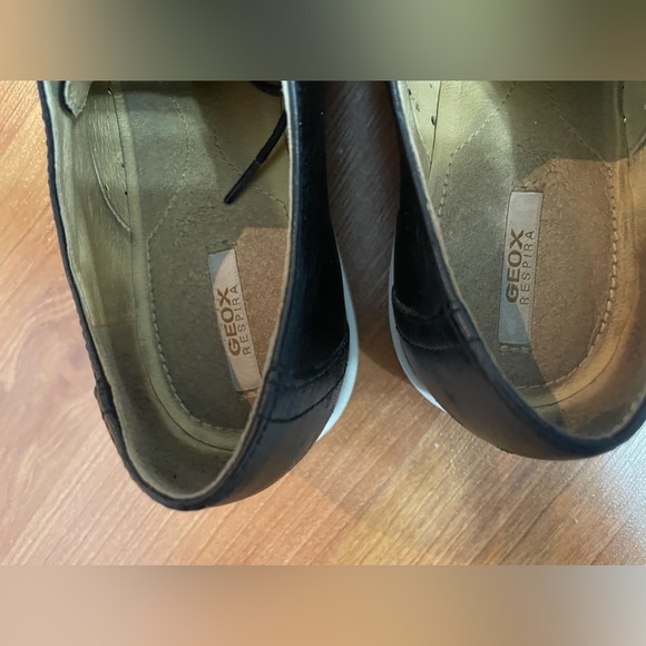 GEOX Platform Leather Dress Shoes - Picture 4 of 12